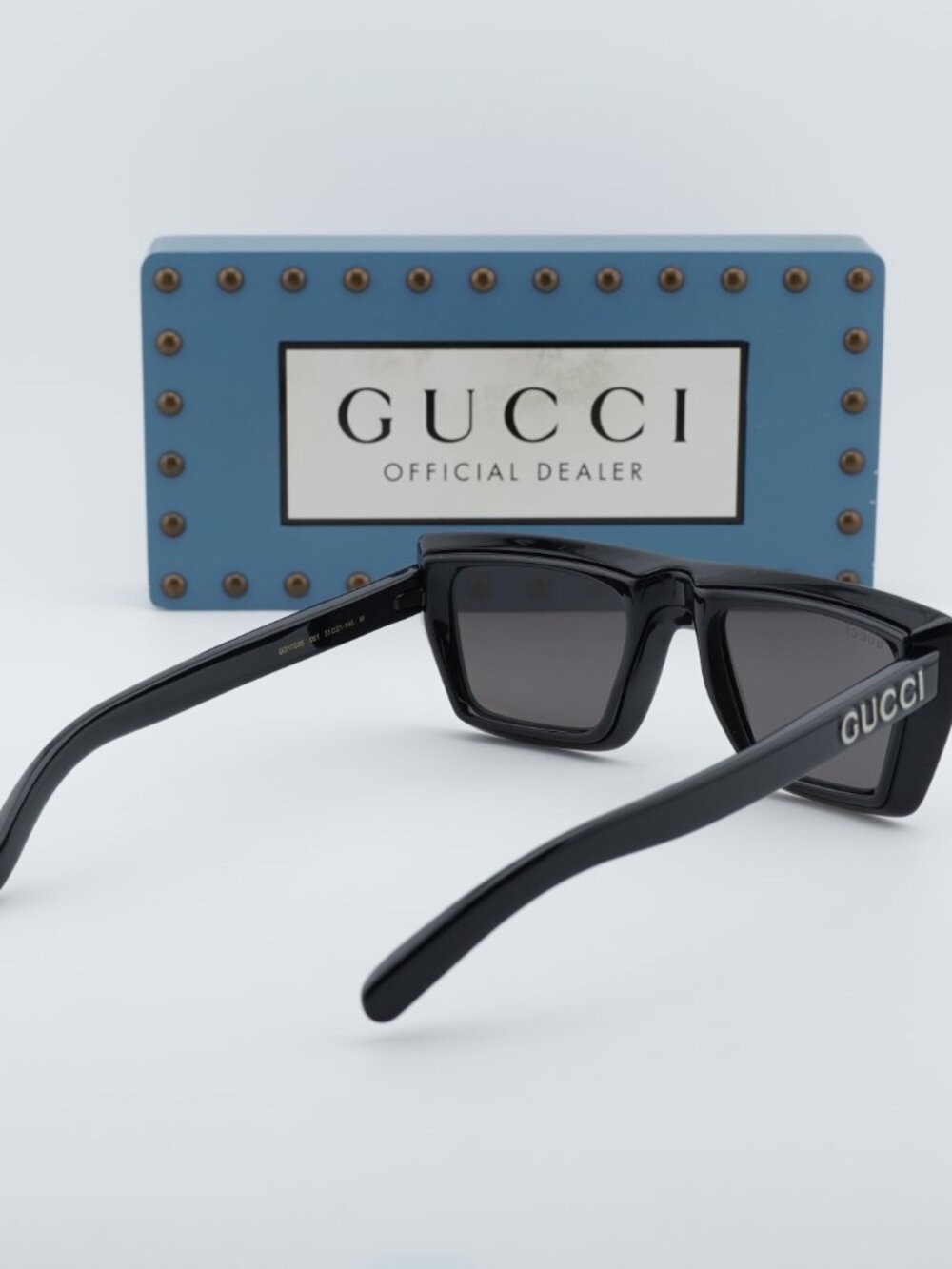 Gucci GG1723S 001 Square Sunglasses - Black\Grey - Picture 7 of 11